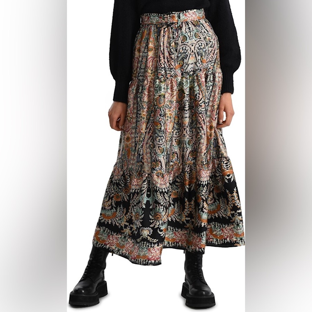 LAST CHANCE |  Molly Bracken Sigrid Print Skirt *SOLD WITHOUT BELT